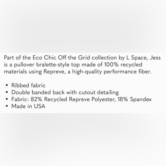 NWOT LSpace x Revolve Jess in Tangerine‎ Bikini Top - Picture 7 of 8